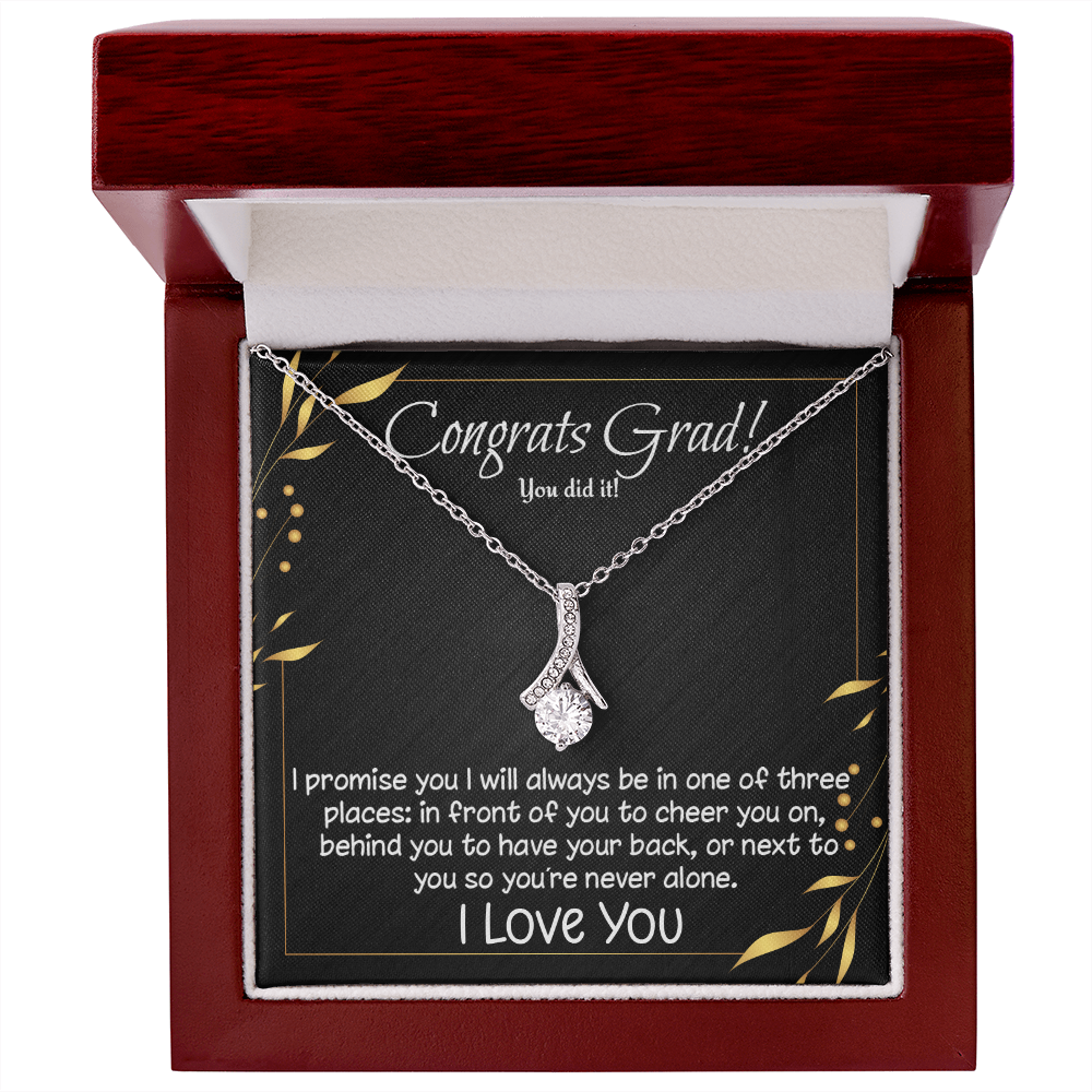 Congrats Grad! Alluring Beauty necklace for high school, college, etc. graduate