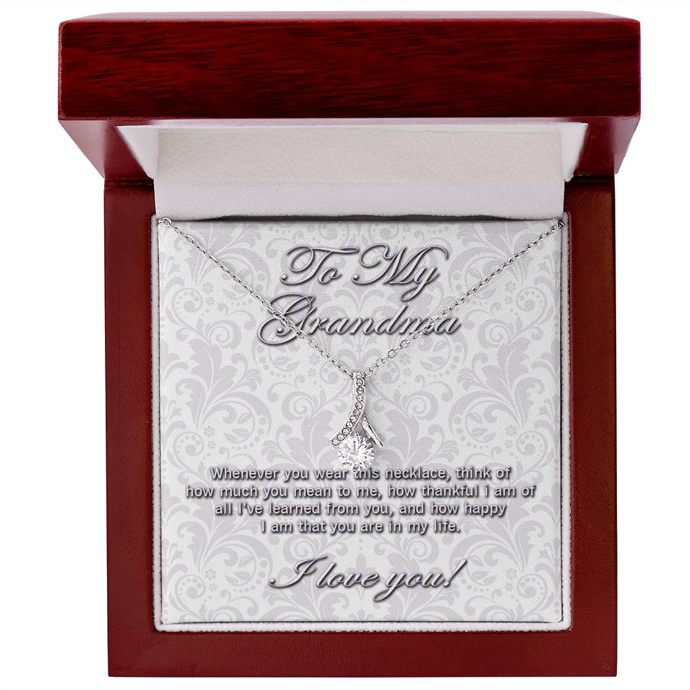 To My Grandma Alluring Beauty Necklace