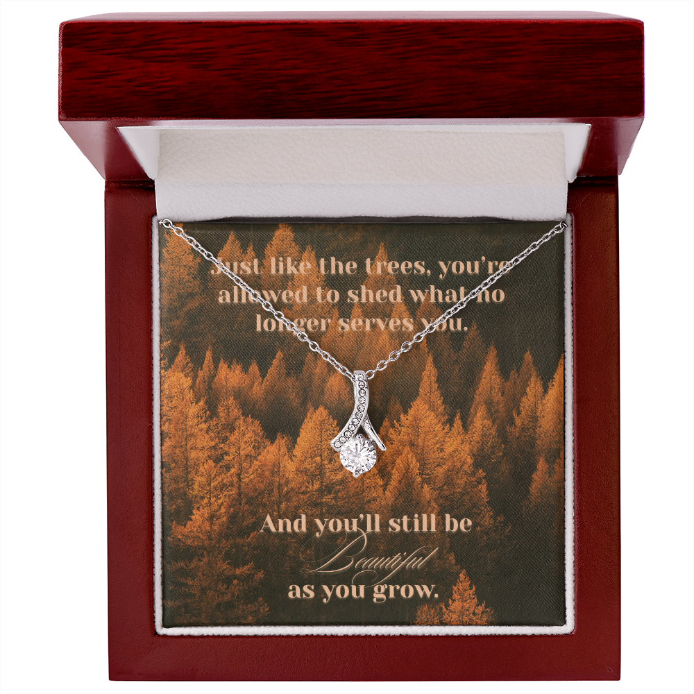 Encouraging gift | growing and changing | Fall themed Necklace for friends and loved ones
