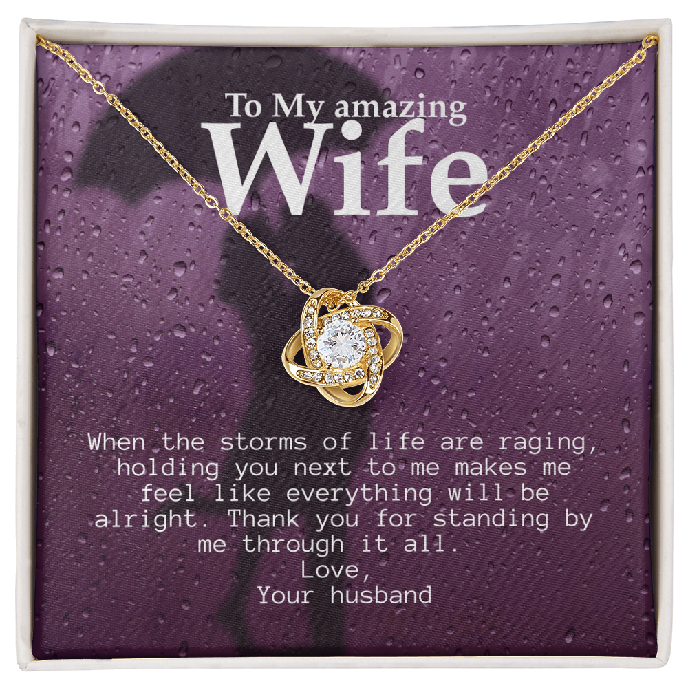 To My Amazing Wife... When the storms of life are raging