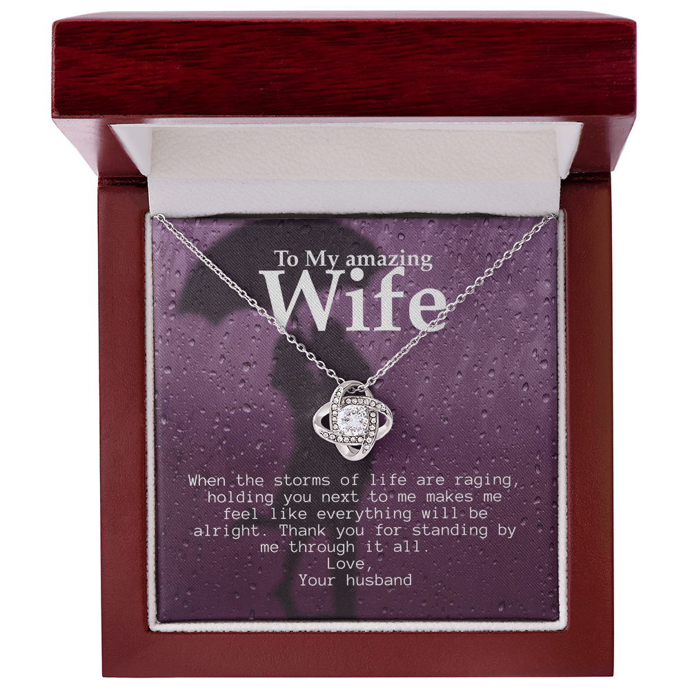 To My Amazing Wife... When the storms of life are raging