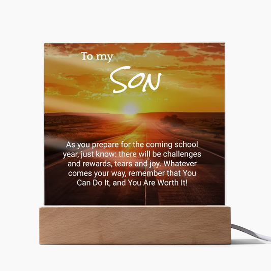 Inspirational Back to school Gift Acrylic
