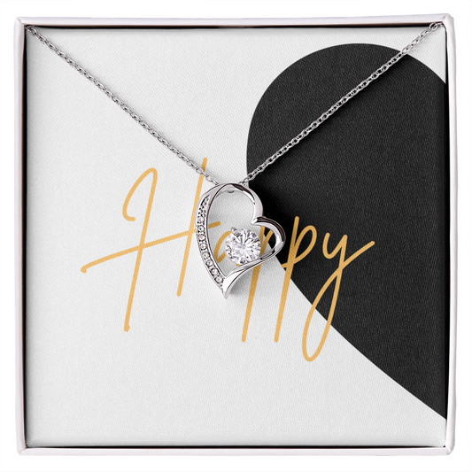 First Half of matching set Anniversary Gift for couples Forever Love necklace
