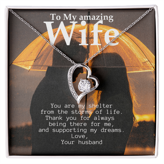 To My Amazing Wife - Shelter from the storms of life