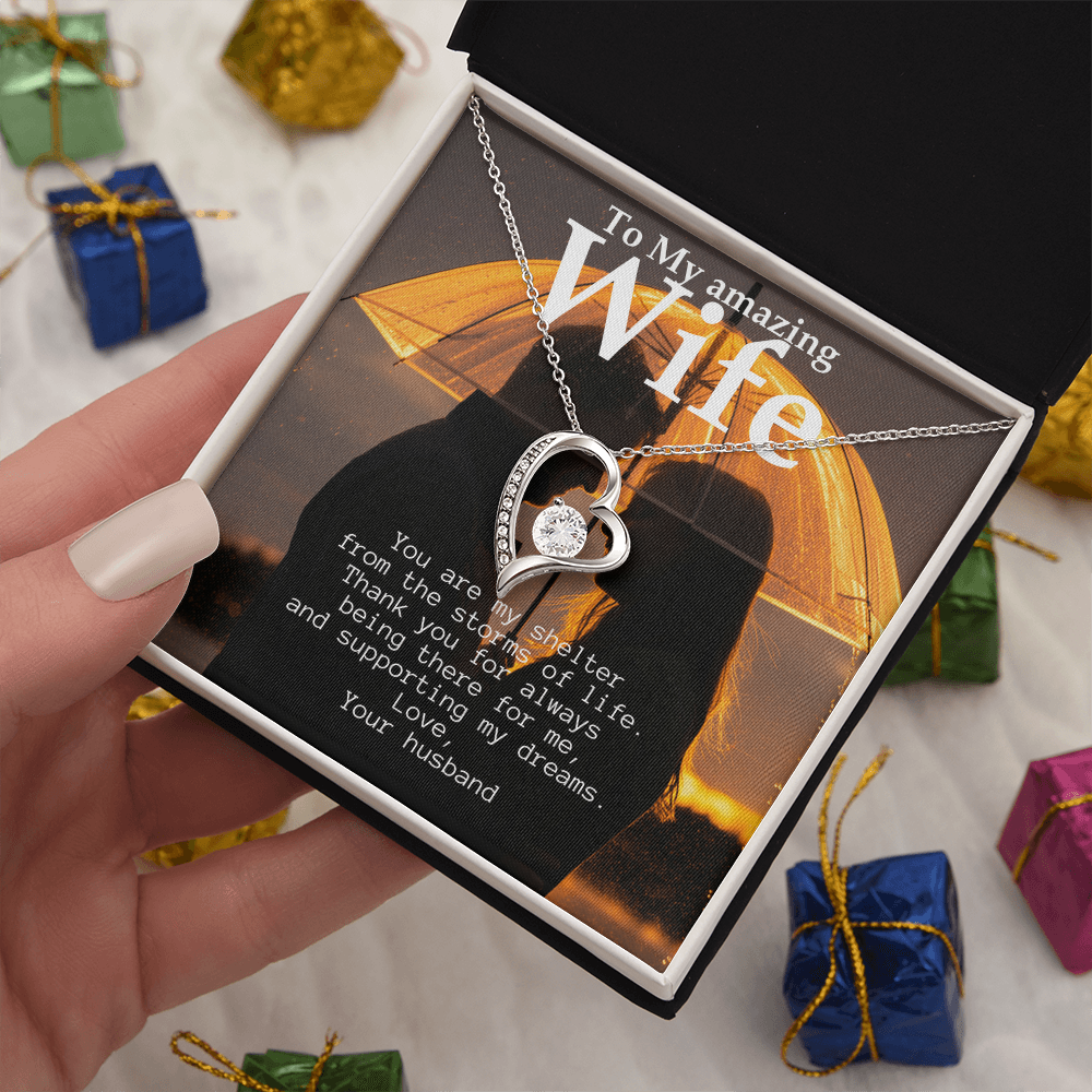 To My Amazing Wife - Shelter from the storms of life