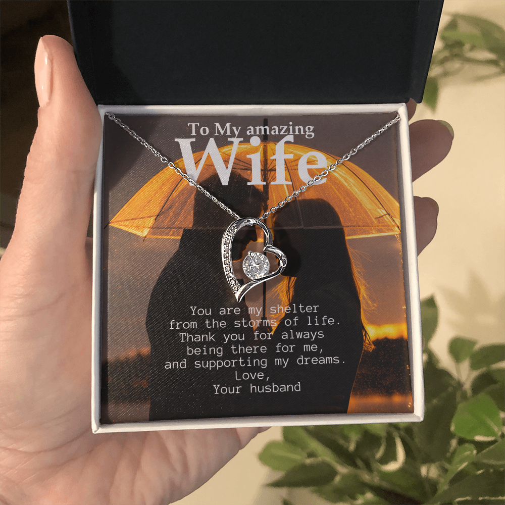 To My Amazing Wife - Shelter from the storms of life