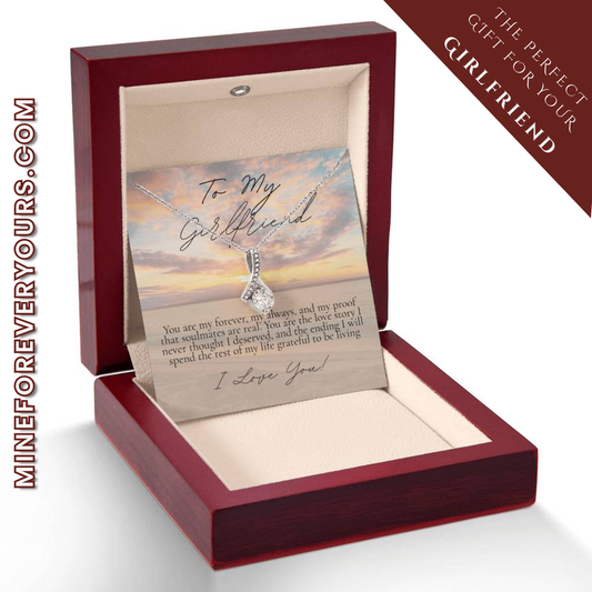 Romantic Gift for Girlfriend: You are my forever