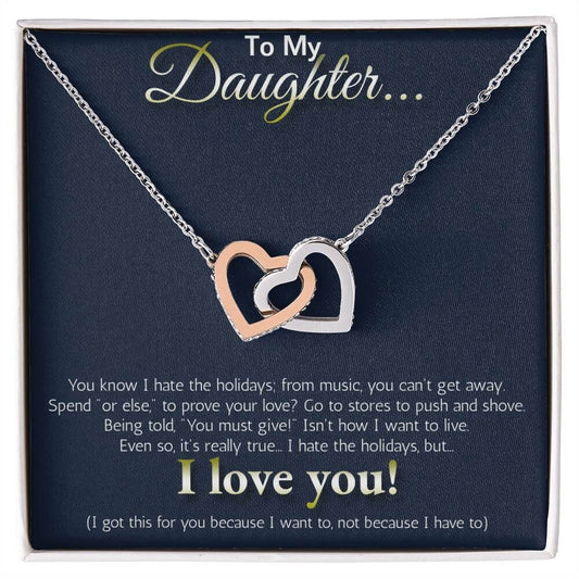 My Daughter pendant... I hate the holidays