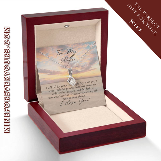 Romantic Necklace for your Wife: I still fall for you (Alluring Beauty Variation)