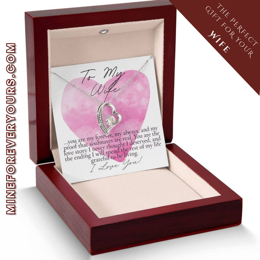 Romantic Gift for your wife: Watercolor Hearts You Are My Forever (Forever Love version)